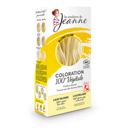 Coloration naturelle 100% végétale blond clair 2 x 50 g - Les couleurs de Jeanne